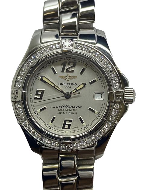 breitling colt oceane women's watch|More.